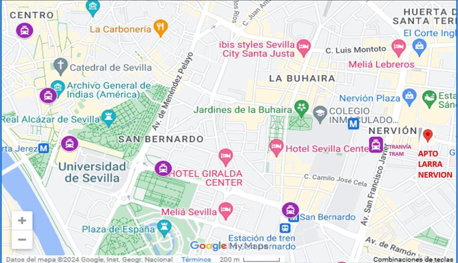 Larra Nervion Subway Tranvia Apartment Sevilla Exterior foto